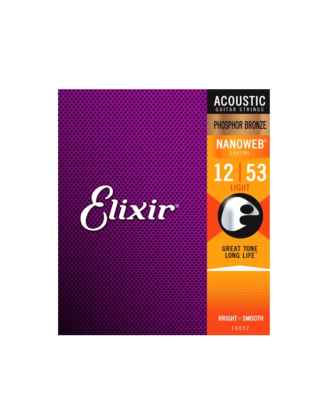 ENCORDOAMENTO ELIXIR P/GUIT. ACUST. PHOSPHOR BRONZE 12/53