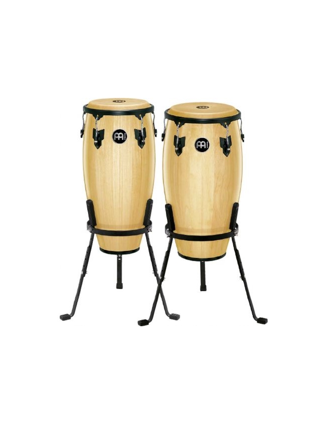 PAR CONGAS MEINL HEADLINER 11" E 12" NATURAL C/SUP. HC512NT