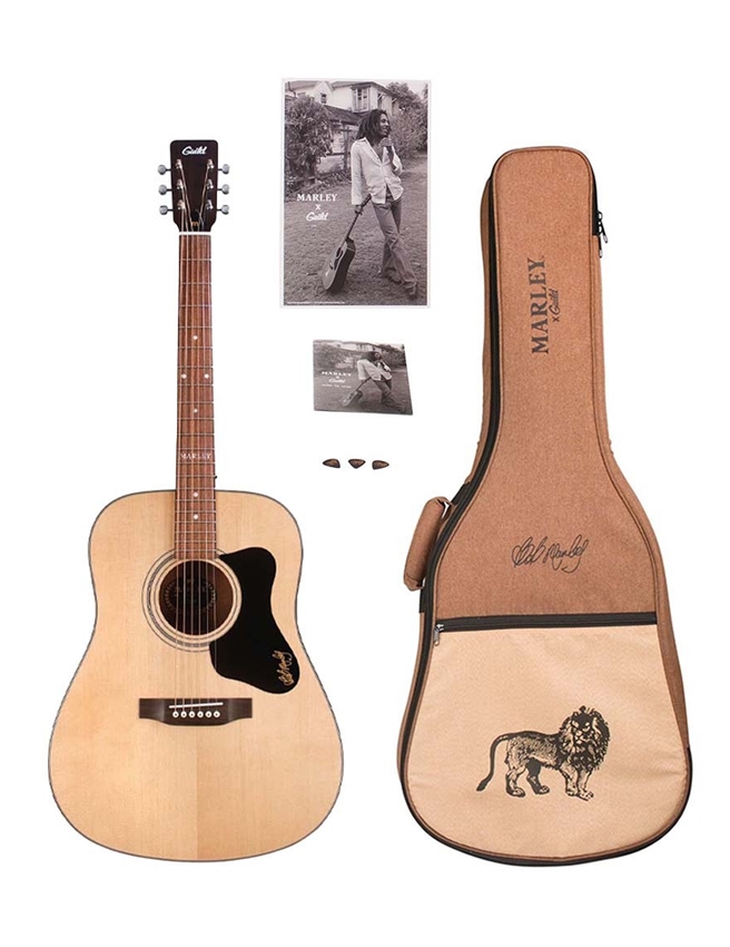 GUITARRA ACUSTICA GUILD BOB MARLEY C/SACO PERSONALIZADO