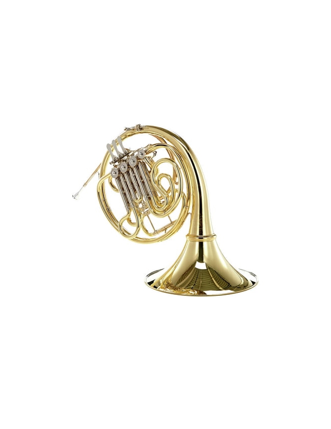 TROMPA HARMONIA HANS HOYER Fá/Sib GOLD BRASS S/VERNIZ C/ESTJ