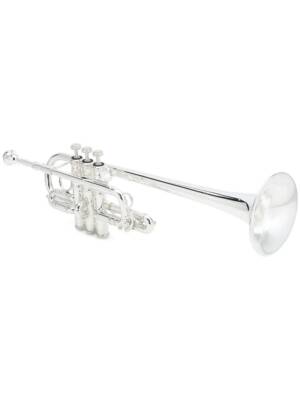 TROMPETE Mib/Re STRADIVARIUS 189S/239 PRATEADA C/ESTOJO