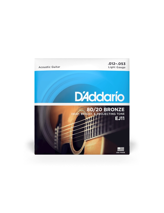ENCORDOAMENTO D ADDARIO GUITARRA ACUSTICA BRONZE 12/53 - Image 2