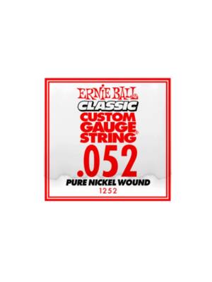 CORDA ERNIE BALL GUITARRA ELETRICA PURE NICKEL 052W