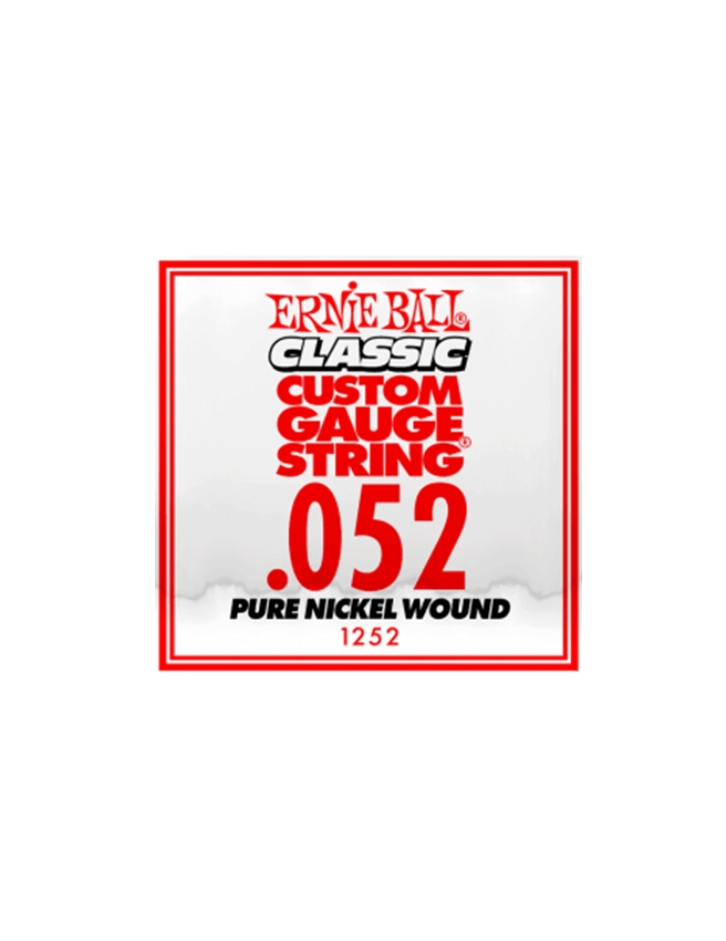 CORDA ERNIE BALL GUITARRA ELETRICA PURE NICKEL 052W
