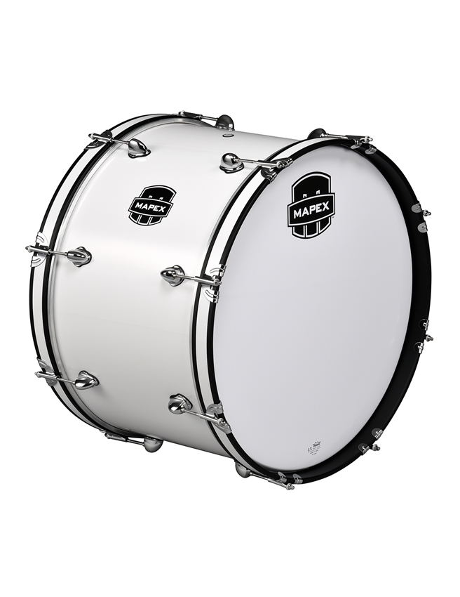 BOMBO MARCHA MAPEX CONTENDER 24"X14" BRANCO CORREIA