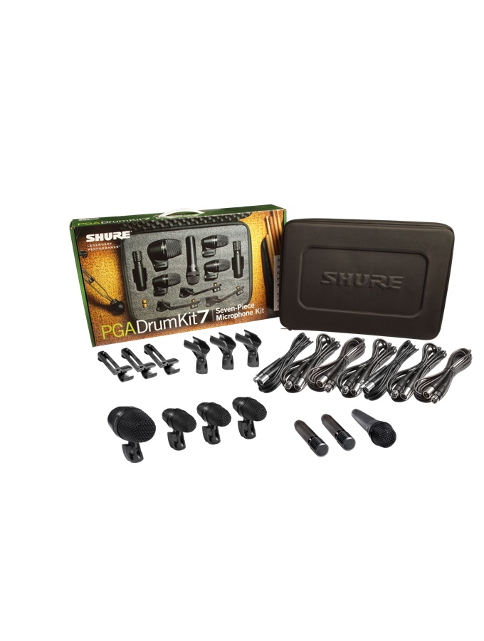 KIT 7 MICRFONES SHURE BATERIA PGADRUMKIT7