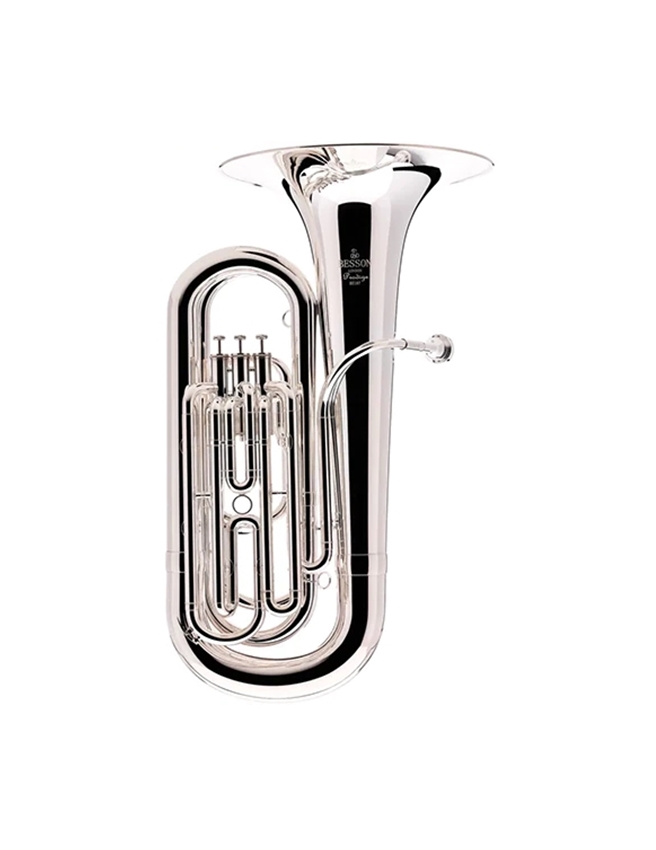 TUBA Mib BESSON 3 PISTÕES PRATEADA BE177