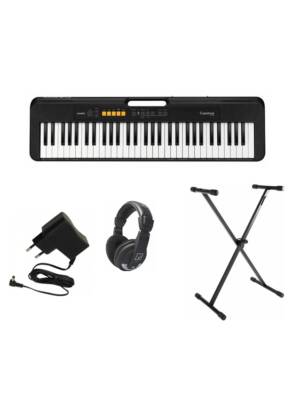KIT TECLADO CASIO 5 OITAVAS CT-S100 + AUSC+TRIPE+ALIMENTADOR