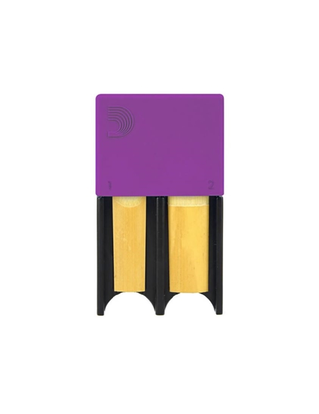 PORTA PALHETAS DADDARIO CLARINETE Sib/SAX ALTO ROXA