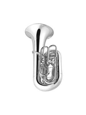 TUBA Sib JUPITER 4 PISTÕES FRONT. "CONCERTO" PRATEADA C/ESTO