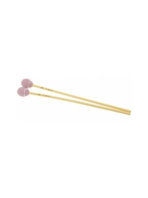 BAQUETAS YAMAHA VABIRAFONE/MARIMBA MEDIUM HARD ROSA (PAR)