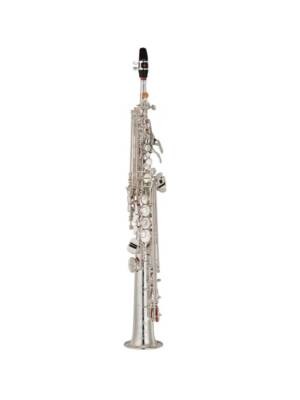 SAX SOPRANO Sib YAMAHA CUSTOM PRATEADO COM ESTOJO