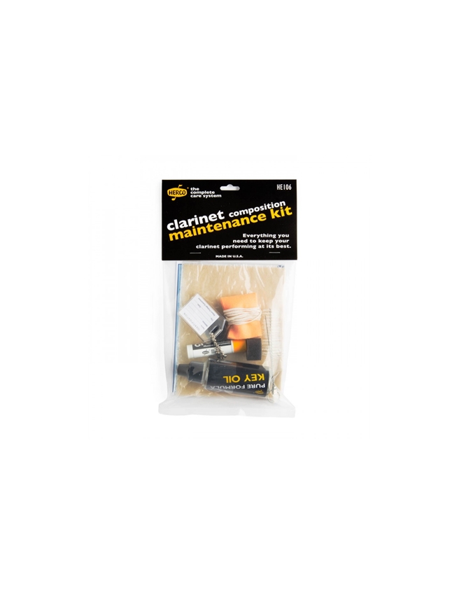KIT LIMPEZA JIM DUNLOP CLARINETE RESINA HE106