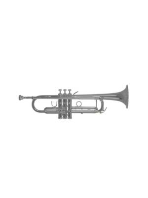 TROMPETE Sib BACH PRATEADA COM ESTOJO TR450S