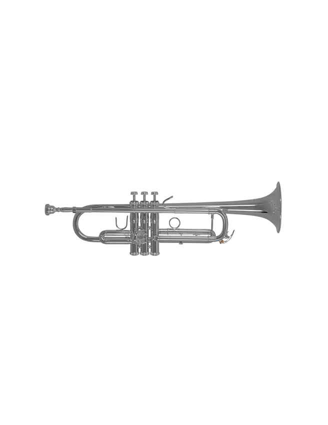 TROMPETE Sib BACH PRATEADA COM ESTOJO TR450S