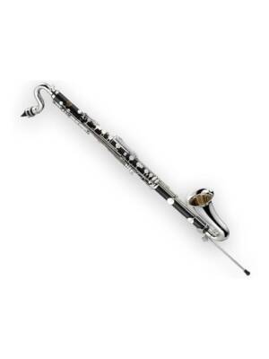 CLARINETE BAIXO Sib JUPITER RESINA Mib GRAVE .CH. NIQ