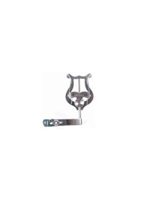 ESTANTE OBRAC TROMBONE C/PINÇA P/CAMPANULA NIQUELADA