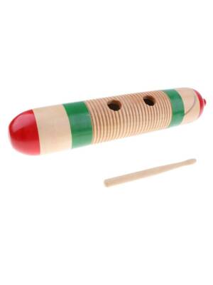 GUIRO POWER BEAT EM MADEIRA 32X8CM