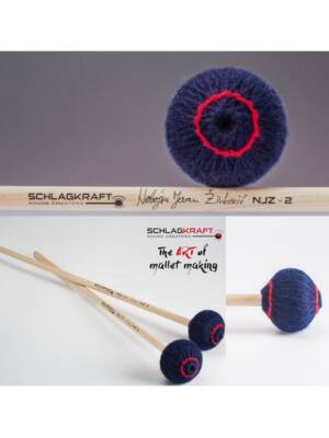 BAQUETAS SCHLAGKRAFT MARIMBA ZIVKOVIC RATAN DEEP OC BLUE PAR