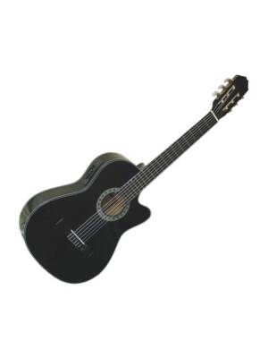 GUITARRA GOMEZ 4/4 CLASSICA ELETRIDICADA PRETA 001CE