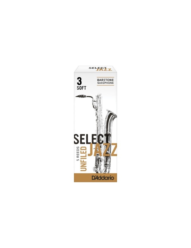 PALHETA DADDARIO SAX BARITONO SELECT JAZZ 3S