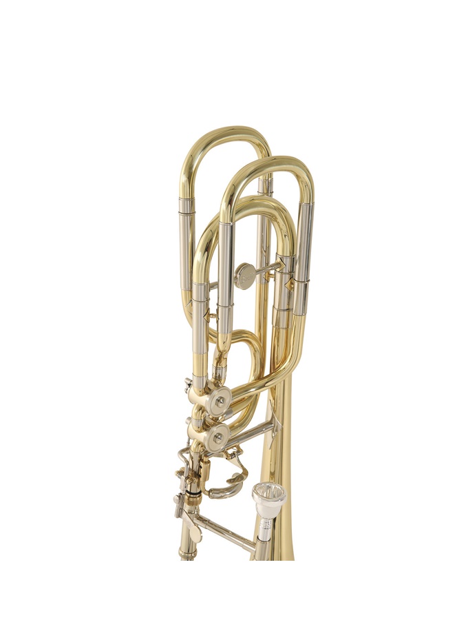 TROMBONE BAIXO BACH Sib/Fa/Solb/Re LACADO C/ESTOJO TB504B - Image 2