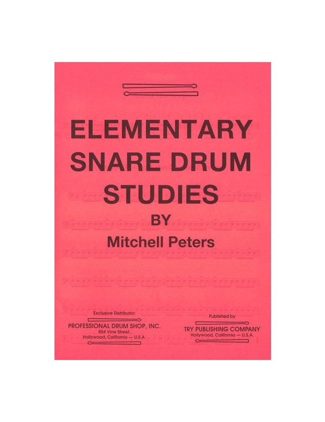 ELEMENTARY SNARE DRUM STUDIES DE MITCHEL PETERS
