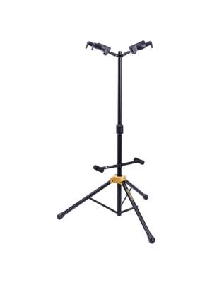 SUPORTE HERCULES P/2 GUITARRAS COM TRANCA GS422BPLUS