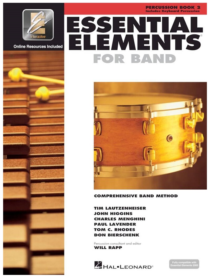ESSENTIAL ELEMENTS FOR BAND PERCUSSÃO BOOK 2