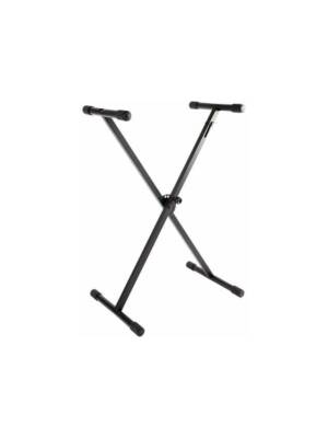 SUPORTE TECLADO OQAN EM X SIMPLES PRETO AKS01