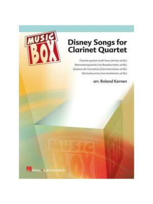 DISNEY SONGS FOR CLARINE QUARTET Arr. Roland Kemen