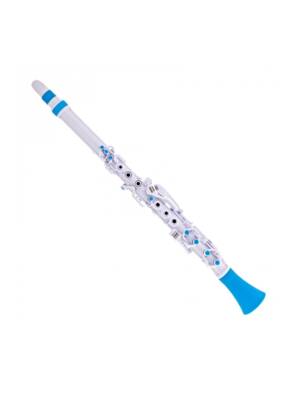 CLARINEO NUVO C120CL BRANCO E AZUL C/ESTOJO