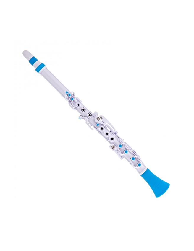 CLARINEO NUVO C120CL BRANCO E AZUL C/ESTOJO