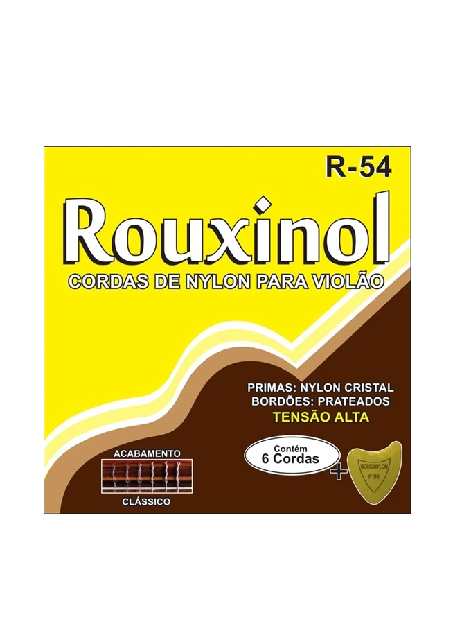 ENCORDOAMENTO ROUXINOL GUITARRA CLASSICA TENSÃO ALTA