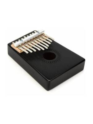 KALIMBA SELA 10 NOTAS EM MOGNO PRETA C/ESTOJO E BATENTE