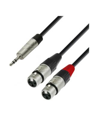 CABO ADAM HALL MINI JACK STEREO/2 XLR FEMEA C/1,8M