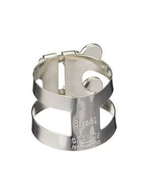 ABRAÇADEIRA BONADE CLARINETE BAIXO PRATEADA INVERTIDA
