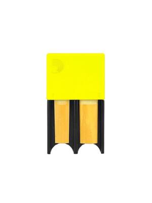 PORTA PALHETAS DADDARIO CLARINETE Sib/SAX ALTO  AMARELA