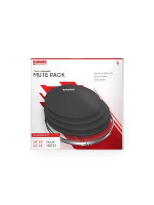 KIT EVANS ABAFADORES BATERIA FUISON PACK 10", 12", 14", 14,