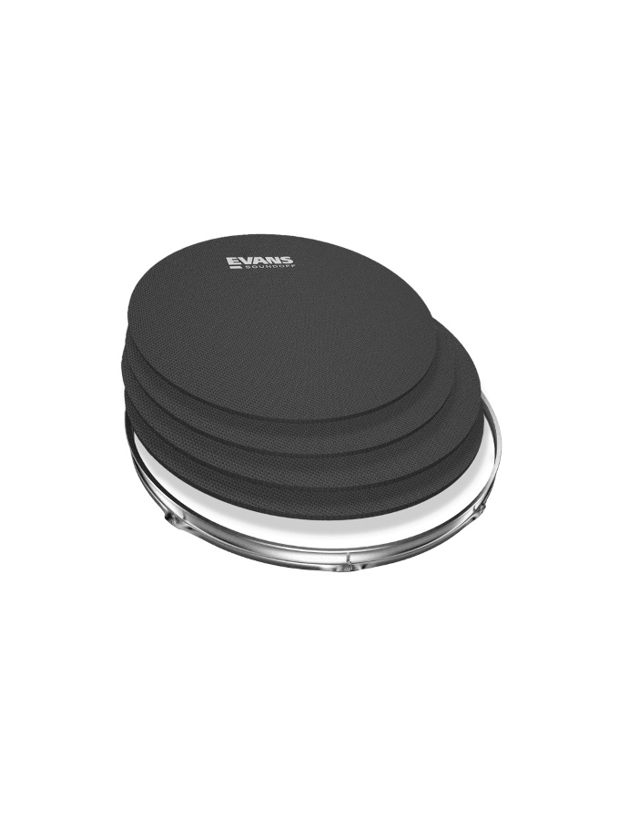 KIT EVANS ABAFADORES BATERIA FUISON PACK 10", 12", 14", 14, - Image 2