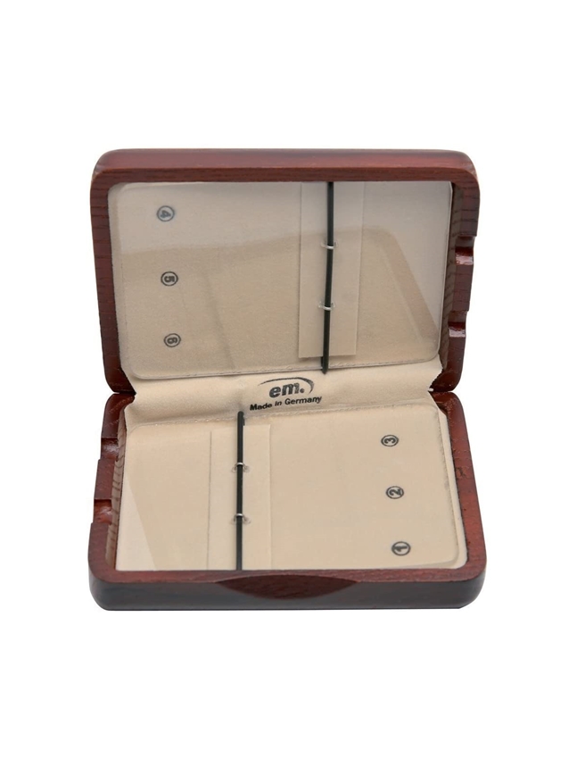 ESTOJO GEWA 6 PALHETAS SAX TENOR CASTANHO