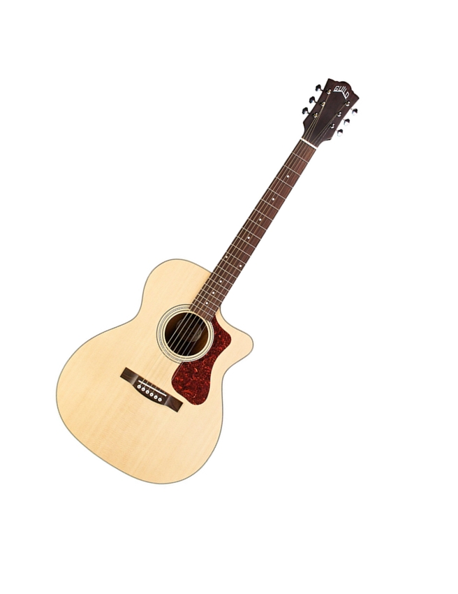 GUITARRA GUILD ELÇTROACUSTICA C/CUT. NATURAL OM-240CE