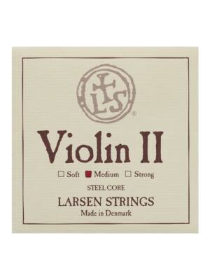 CORDA VIOLINO LARSEN 2ª LA CROMO/AÇO CREME 4/4 MEDIUM