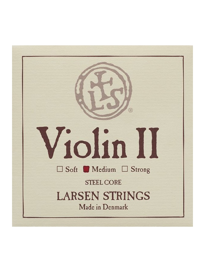 CORDA VIOLINO LARSEN 2ª LA CROMO/AÇO CREME 4/4 MEDIUM