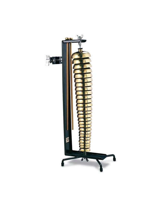 BELL TREE LATIN PERCUSSION 26 CAMPAINHAS COM SUPORTE LP450