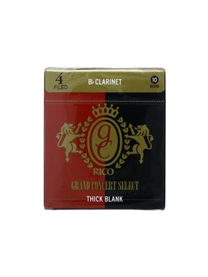 PALHETA RICO CLARINETE Sib GRAND SELECT THICK BLANK 4