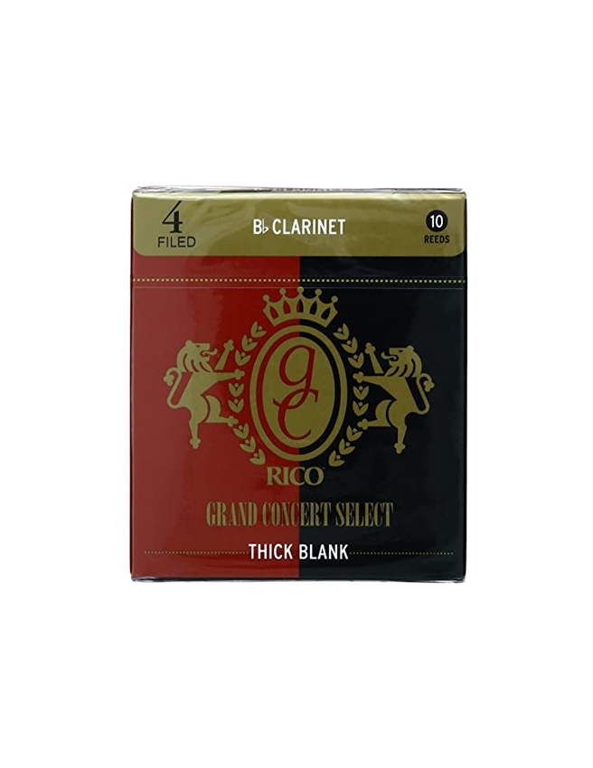 PALHETA RICO CLARINETE Sib GRAND SELECT THICK BLANK 4