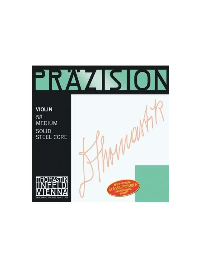 CORDA THOMASTIK RÉ VIOLINO PRAZISION CROMADA 1/8