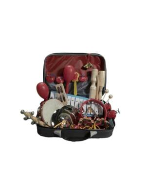 KIT PERCUSSÃO OQAN P/CRIANÇA 10 PEÇAS C/ESTOJO