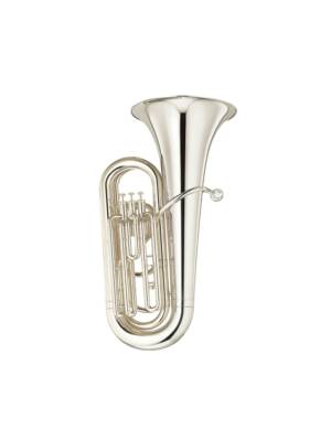 TUBA Sib YAMAHA ESTUDO 3 PISTÕES PRATEADA C/ESTOJO